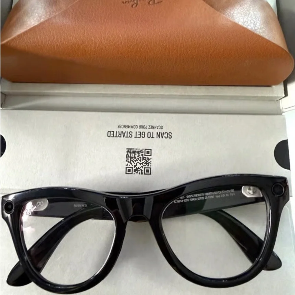 Ray-Ban Glossy Black Cat-Eye Optical Glasses